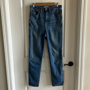 Madewell Curvy Stovepipe 29T Skinny Jeans.